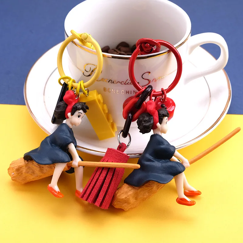 Japanese Hayao Miyazaki Cute Anime Kiki's Delivery Service Keychain My Neighbor Totoro Mei Action Figures Doll Keyrings for Fans
Japanese Hayao Miyazaki Cute Anime Kiki's Delivery Service Keychain My Neighbor Totoro Mei Action Figures Doll Keyrings for Fans