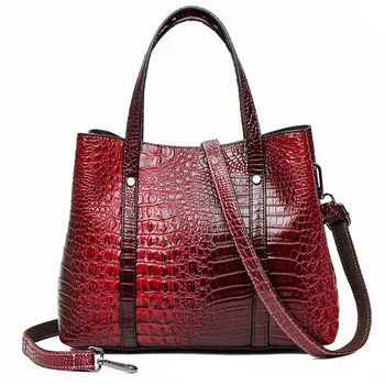 Ladies Handbag European and American Style Fashion Shoulder Bag Stone Pattern Crocodile Pattern Tote Handbag Crossbody Bag
Ladies Handbag European and American Style Fashion Shoulder Bag Stone Pattern Crocodile Pattern Tote Handbag Crossbody Bag
