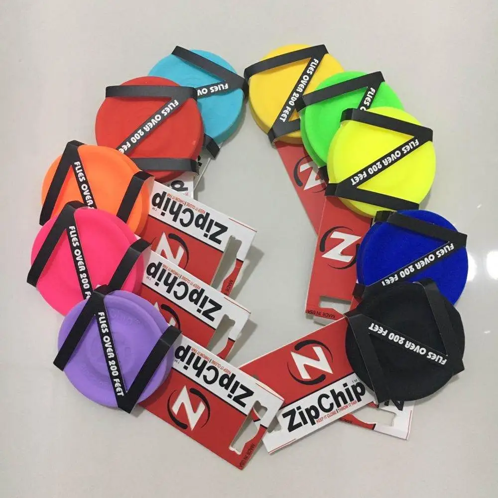 10 разных цветов маленькие карманные гибкие летающие диски с застежкой-молнией