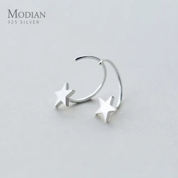 Modian New Arrive 925 Sterling Silver Lovely Mini Star Stud Earring for Women Hook Earring Minimalism Style Fine Jewelry Brincos
Modian New Arrive 925 Sterling Silver Lovely Mini Star Stud Earring for Women Hook Earring Minimalism Style Fine Jewelry Brincos