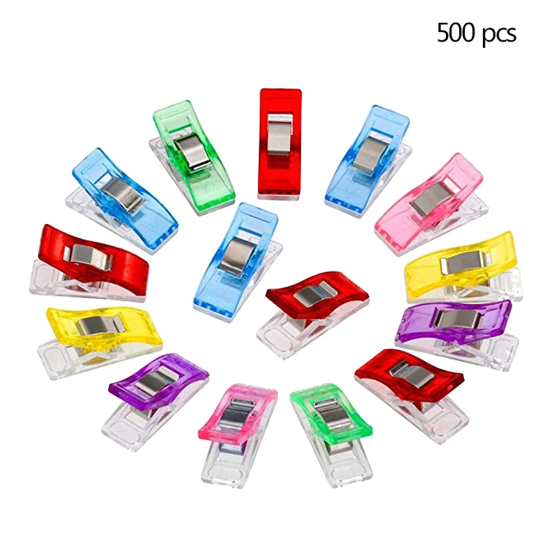 500pcs Colorful Craft Sewing Clips Small Size Clips Clamps for Quilting Crocheting and Knitting Sewing Accessories 2.7*1*1.5cm
500pcs Colorful Craft Sewing Clips Small Size Clips Clamps for Quilting Crocheting and Knitting Sewing Accessories 2.7*1*1.5cm