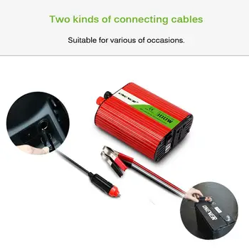 Hot 300W Car Power Inverter With USB Charging Ports DC 12V To AC 220V Inverter Car Power Adapter Converter Auto Adapter 12V 
Hot 300W Car Power Inverter With USB Charging Ports DC 12V To AC 220V Inverter Car Power Adapter Converter Auto Adapter 12V