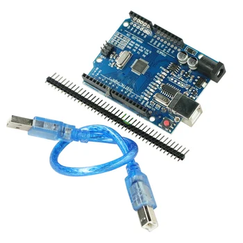 One Set Cool Version UNO R3 CH340G MEGA328P UNO R3 ATMEGA328P AU Board Module Compatible CH340 Micro USB DIY Kit
One Set Cool Version UNO R3 CH340G MEGA328P UNO R3 ATMEGA328P AU Board Module Compatible CH340 Micro USB DIY Kit