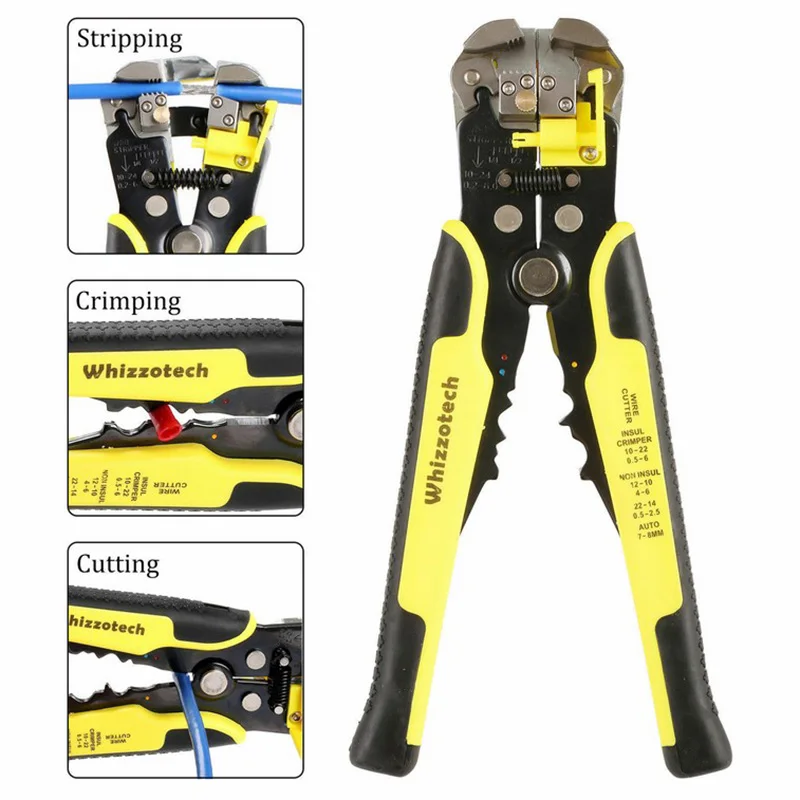 Wire Crimpers Wire Strippers Tool Kit Crimping Tool 4 in 1 Insulated Ratcheting Terminals Set TSH Shop
Wire Crimpers Wire Strippers Tool Kit Crimping Tool 4 in 1 Insulated Ratcheting Terminals Set TSH Shop