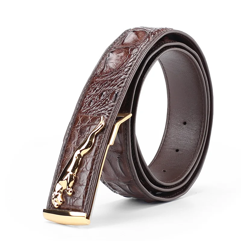 100% Genuine Jaguar, Thai Crocodile Belt, New Type 2019 Men's Smooth Button Men's Belt
100% Genuine Jaguar, Thai Crocodile Belt, New Type 2019 Men's Smooth Button Men's Belt