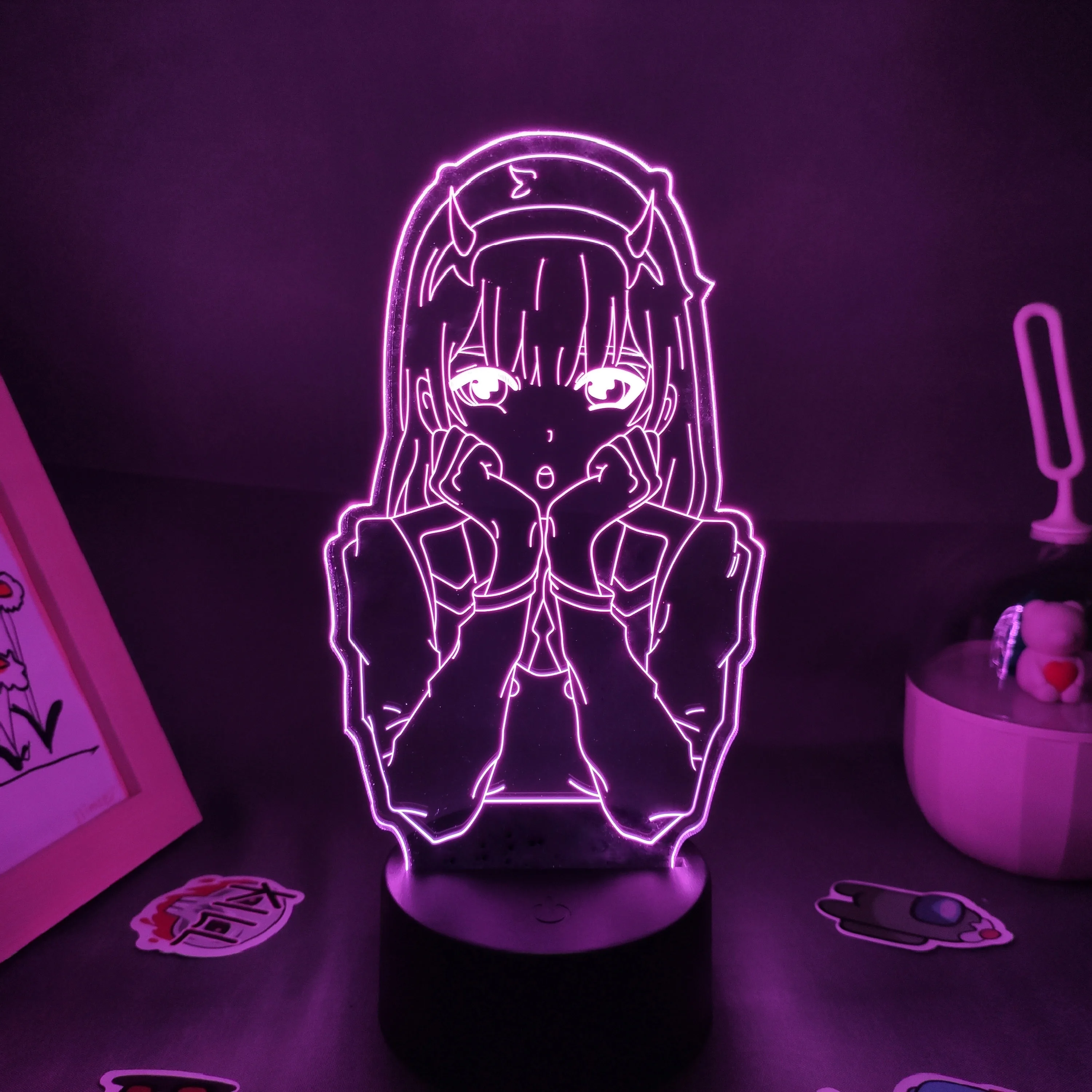 Zero Two 02 Anime Figure 3D LED RGB Night Lights Cool Lovely Gift For Friend Lava Lamp Bedroom Table Decor Darling In The Franxx
Zero Two 02 Anime Figure 3D LED RGB Night Lights Cool Lovely Gift For Friend Lava Lamp Bedroom Table Decor Darling In The Franxx