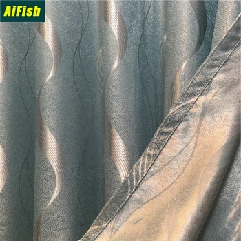 Aifish Beautiful High Shading Rate 85% Blakcout Curtains Blue Silver Curtains For Living Room Bedroom White Tulle Cortina TM085
Aifish Beautiful High Shading Rate 85% Blakcout Curtains Blue Silver Curtains For Living Room Bedroom White Tulle Cortina TM085