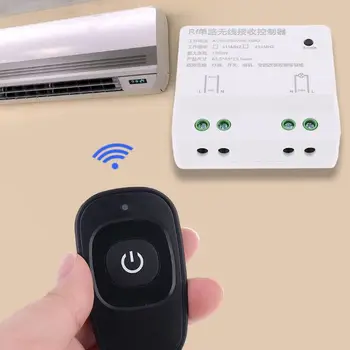 433Mhz Wireless RF Receiver Module Single Light Switch One Button Remote Control 1CH Controller Transmitter for Lamp Door Gate
433Mhz Wireless RF Receiver Module Single Light Switch One Button Remote Control 1CH Controller Transmitter for Lamp Door Gate