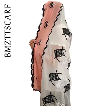 High Quality Chiffon Scarf Muslim women embroidery chiffon scarf with Tassels for shawls BM922
High Quality Chiffon Scarf Muslim women embroidery chiffon scarf with Tassels for shawls BM922