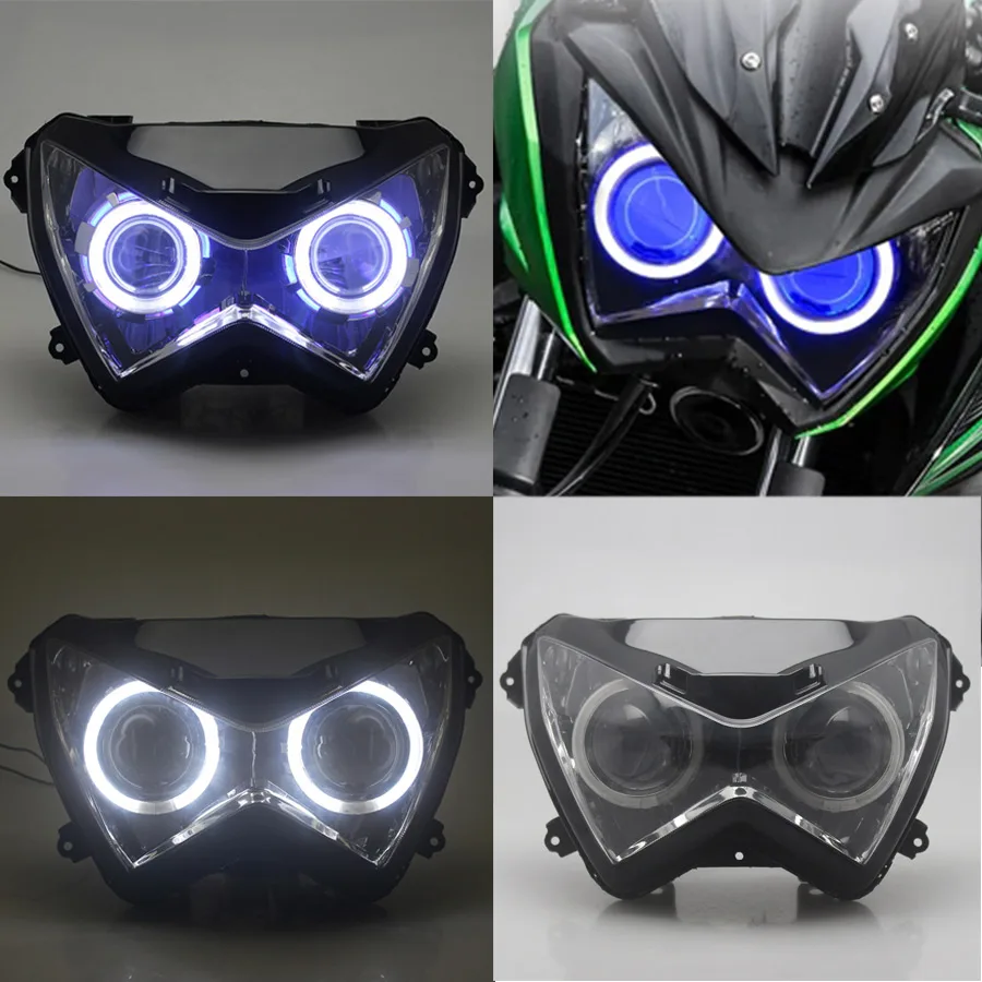 New Clear Motorcycle Front Headlight Custom Head Lamp Projector Headlight Assembly For Kawasaki Z800 Z250 Z300 moto Accessories
New Clear Motorcycle Front Headlight Custom Head Lamp Projector Headlight Assembly For Kawasaki Z800 Z250 Z300 moto Accessories
