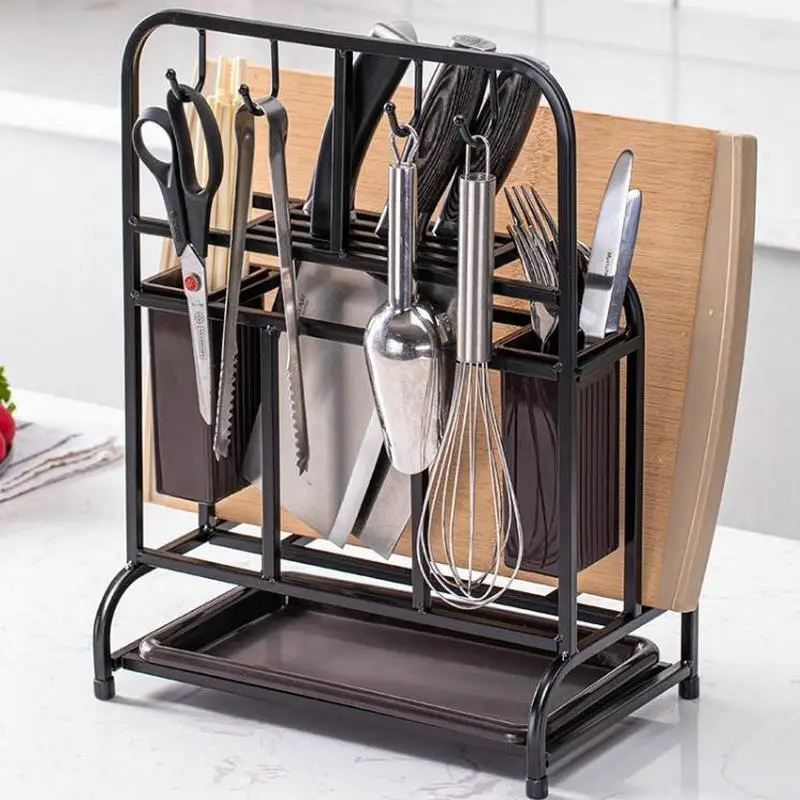 Kitchen supplies Rack Multi-function Chopping Board Cutting Board Tool Rack Table Set Stainless Steel Rack
Kitchen supplies Rack Multi-function Chopping Board Cutting Board Tool Rack Table Set Stainless Steel Rack