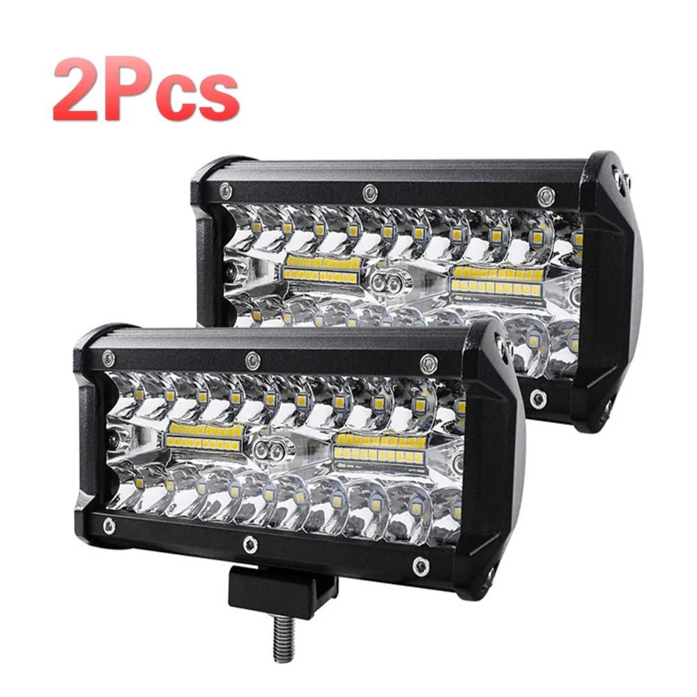 7 Inch 120W LED Work Light Bar 40Pcs*3W Combo Beam Offroad 4x4 Fog Lights Driving Lamp Truck Boat SUV 12V 24V Car Headlight
7 Inch 120W LED Work Light Bar 40Pcs*3W Combo Beam Offroad 4x4 Fog Lights Driving Lamp Truck Boat SUV 12V 24V Car Headlight
