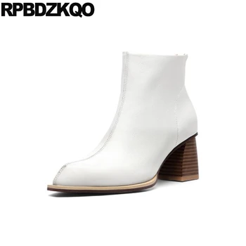 pointy genuine leather chunky ankle pointed toe black boots autumn block 2019 fall high heel ladies luxury brand shoes women new
pointy genuine leather chunky ankle pointed toe black boots autumn block 2019 fall high heel ladies luxury brand shoes women new