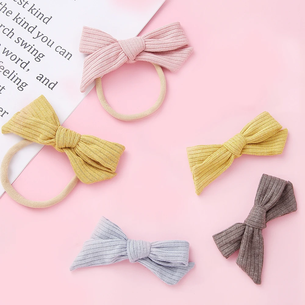 Fashion Knitted Headwear For Women Solid Color Nylon Headband Hair Bows Clip For Girls Soft Elastic Hair Bands Hair Accessories
Fashion Knitted Headwear For Women Solid Color Nylon Headband Hair Bows Clip For Girls Soft Elastic Hair Bands Hair Accessories