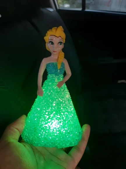 Elsa Anna Sofia Frozen Princess Led Colorful Night Light Lamp Toy Gift For Kids 