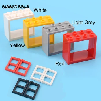 Smartable Window 2x4x3 With 1x2x3 Pane Building Block MOC Parts Toy For House Compatible Major Brands 60598+3854 15pcs/lot 
Smartable Window 2x4x3 With 1x2x3 Pane Building Block MOC Parts Toy For House Compatible Major Brands 60598+3854 15pcs/lot