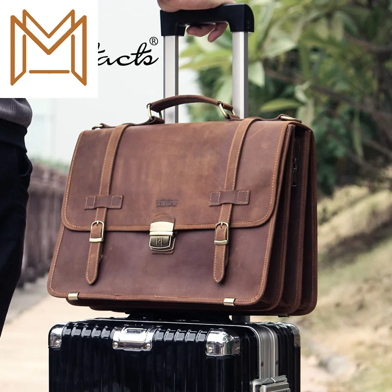 Black Angel Genuine Leather Man Business Affairs Briefcase Dress 14 Inch Portable Computer Package
Black Angel Genuine Leather Man Business Affairs Briefcase Dress 14 Inch Portable Computer Package