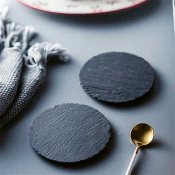 Slate Stone Coasters Round Placemat Fashion Style Table Mats Napkins Simple Design Tableware Kitchen Tool1~
Slate Stone Coasters Round Placemat Fashion Style Table Mats Napkins Simple Design Tableware Kitchen Tool1~