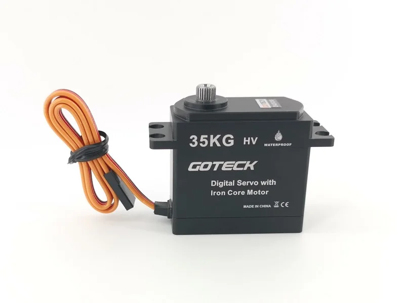 GOTECK DA2635SG waterproof HV high speed digital aluminium alloy servo Large torque 35kg, for RC Fixed-Wing remote control car
GOTECK DA2635SG waterproof HV high speed digital aluminium alloy servo Large torque 35kg, for RC Fixed-Wing remote control car