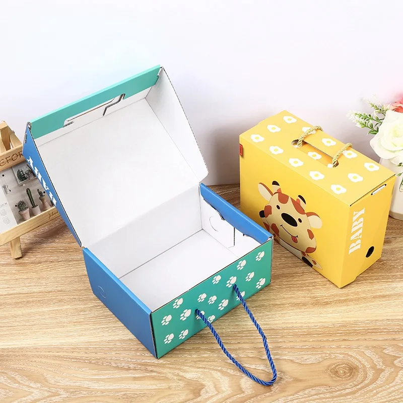 50Pcs/Lot Cartoon Animal Kraft Paper Gift Box Black/Yellow Foldable Carton Packaging Box Suitable For Children Clothes Shoes
50Pcs/Lot Cartoon Animal Kraft Paper Gift Box Black/Yellow Foldable Carton Packaging Box Suitable For Children Clothes Shoes