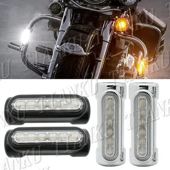 Universal Engine Guard Crash Bar LED Turn Signal Driving light For Sportster XL883 1200 48 72 Dyna Wide Glide Softail FLST FLT FLHT STREET 500 750 
Universal Engine Guard Crash Bar LED Turn Signal Driving light For Sportster XL883 1200 48 72 Dyna Wide Glide Softail FLST FLT FLHT STREET 500 750