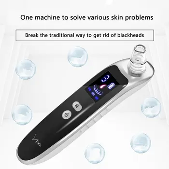 Facial Cleaner Nose Blackhead Remover Deep Pore Acne Pimple Removal Vacuum Suction Diamond T Zone Beauty Tool Face Household SPA
Facial Cleaner Nose Blackhead Remover Deep Pore Acne Pimple Removal Vacuum Suction Diamond T Zone Beauty Tool Face Household SPA