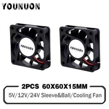 2 Pieces 6015 5V 12V 24V 2Pin Brushless DC Exhaust Cooling Fan 6cm 60mm 60x60x15mm Equipment Cooler
2 Pieces 6015 5V 12V 24V 2Pin Brushless DC Exhaust Cooling Fan 6cm 60mm 60x60x15mm Equipment Cooler