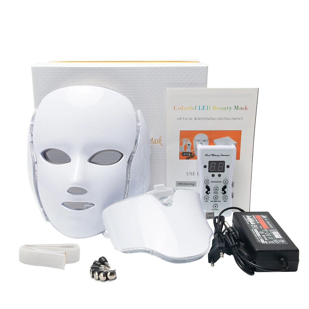 Facial Neck Mask 7 Color Led Face Mask With EMS Microelectronics LED Photon Masks Wrinkle Removal Skin Rejuvenation Beauty Tool
Facial Neck Mask 7 Color Led Face Mask With EMS Microelectronics LED Photon Masks Wrinkle Removal Skin Rejuvenation Beauty Tool