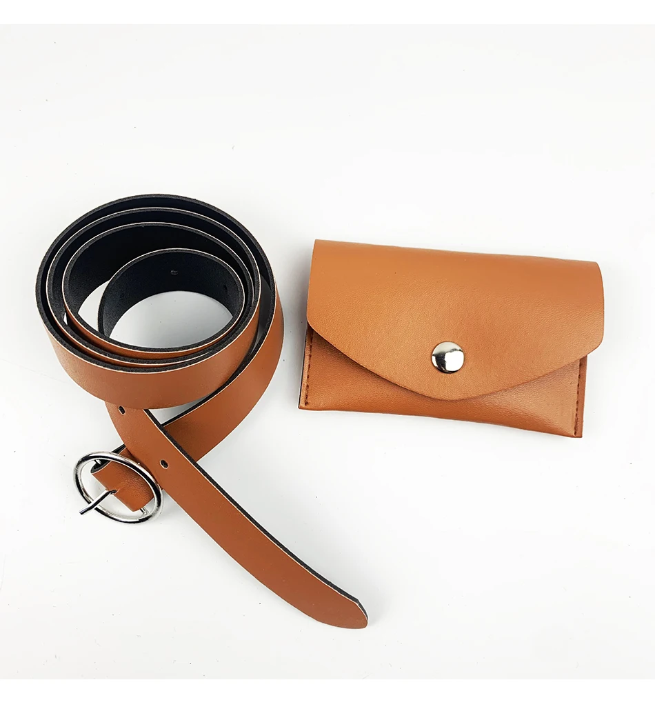 AIREEBAY Women Waist Belts Bags Leather Ladies Waist Pack Women Dress Skirt Decoration Small Fanny Pack AIREEBAY Women Waist Belts Bags Leather Ladies Waist Pack Women Dress Skirt Decoration Small Fanny Pack