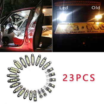 23x Canbus 12V 6000K High Quality LED Chip Car Interior Inside Light Dome Trunk Map License Plate Lamp Bulb
23x Canbus 12V 6000K High Quality LED Chip Car Interior Inside Light Dome Trunk Map License Plate Lamp Bulb