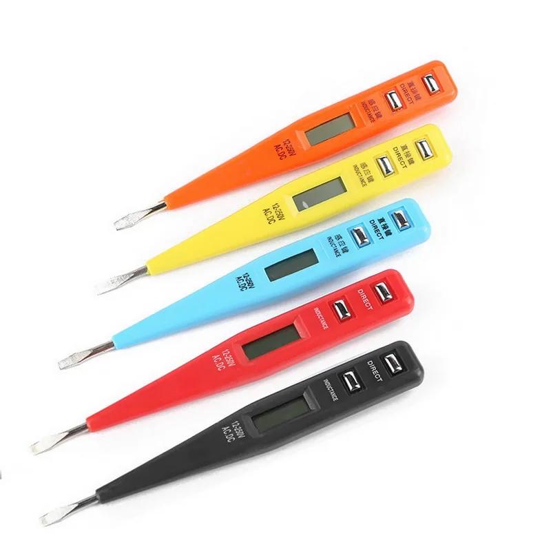 Pen Voltage-Detector-Sensor Lcd-Display Electric-Indicator Digital AC/DC 12V-240V Power Outlet Detector Sensor Tester Pen
Pen Voltage-Detector-Sensor Lcd-Display Electric-Indicator Digital AC/DC 12V-240V Power Outlet Detector Sensor Tester Pen