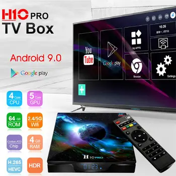 Smart TV Box 4GB DDR3 64GB Set Top Box Quad Core 64-bit Smart TV Box Android 9.0 TV Box Set Top WiFi 6K Media Player
Smart TV Box 4GB DDR3 64GB Set Top Box Quad Core 64-bit Smart TV Box Android 9.0 TV Box Set Top WiFi 6K Media Player