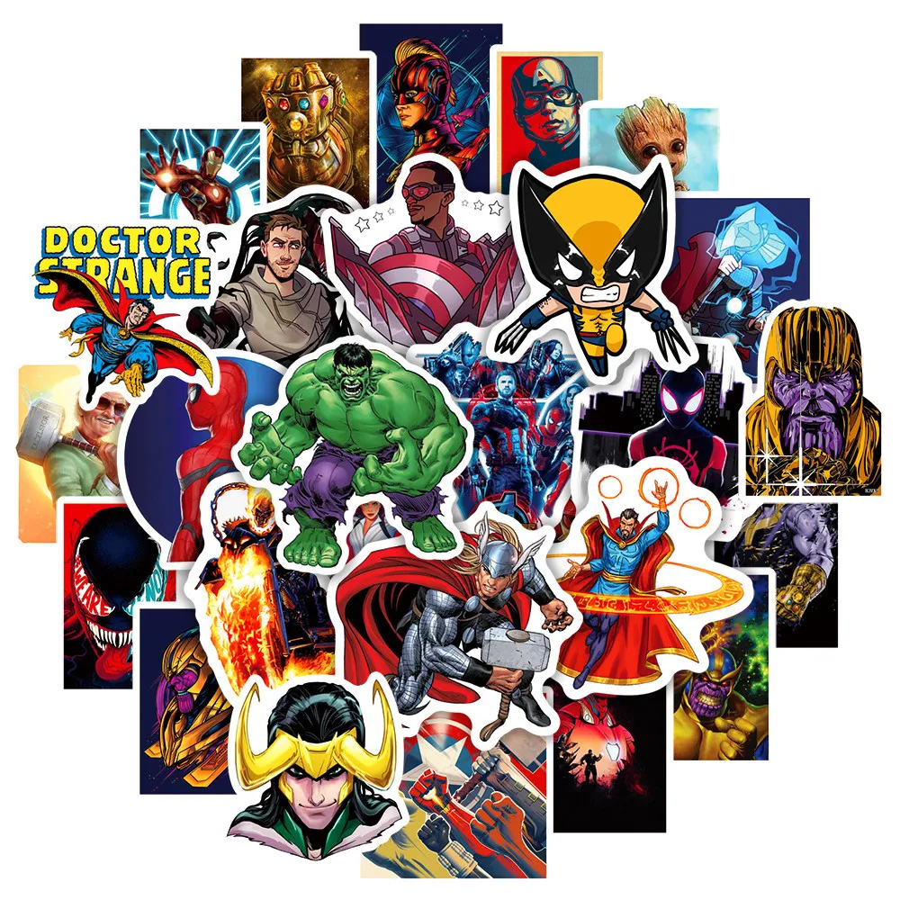 Marvel - Avengers : Lot d'autocollant