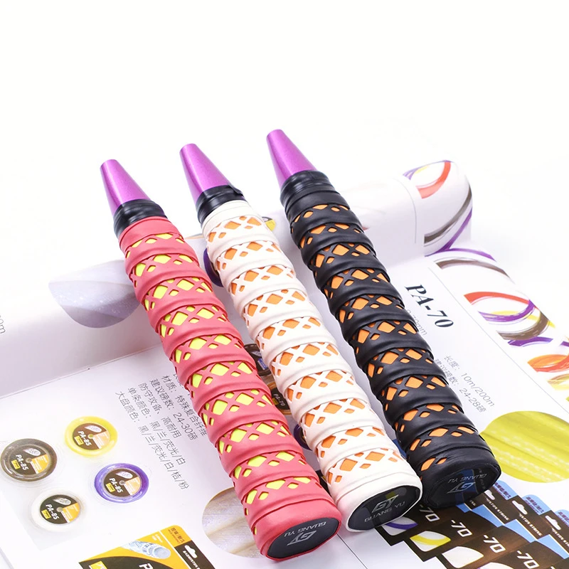 Anti-Slip Racket Grip Badminton Cover Sweat-Proof Belt Outdoor Sports Accessories Tennis Tape Grip 2 Pcs per Lot
Anti-Slip Racket Grip Badminton Cover Sweat-Proof Belt Outdoor Sports Accessories Tennis Tape Grip 2 Pcs per Lot