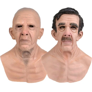 Old Man Scary Latex Mask Cosplay Scary Full Head Mask Halloween Horror Funny Cosplay Party Mask Old Man Head Helmet Real Masks
Old Man Scary Latex Mask Cosplay Scary Full Head Mask Halloween Horror Funny Cosplay Party Mask Old Man Head Helmet Real Masks