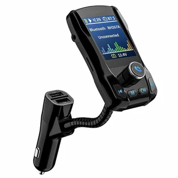 Car FM Transmitter Wireless Bluetooth Handsfree Color Screen Car Kit 360 Rotatable Dual USB Fast Charger Car Accessories
Car FM Transmitter Wireless Bluetooth Handsfree Color Screen Car Kit 360 Rotatable Dual USB Fast Charger Car Accessories