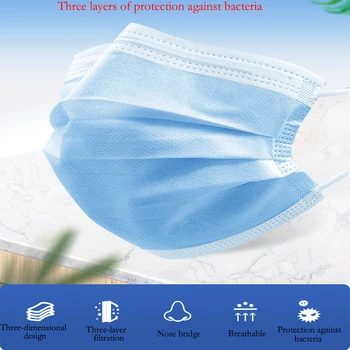 Fast delivery Hot Sale 3-layer mask 50pcs Face Mouth Masks Non Woven Disposable Anti-Dust Meltblown cloth Masks Earloops Masks G
Fast delivery Hot Sale 3-layer mask 50pcs Face Mouth Masks Non Woven Disposable Anti-Dust Meltblown cloth Masks Earloops Masks G