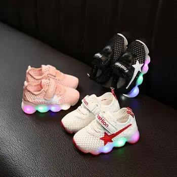 Infant Toddler Led Shoes Baby Girls Boys Kids Shoes Cute Cartoon Led Luminous Mesh Sport Shoes Sneakers
Infant Toddler Led Shoes Baby Girls Boys Kids Shoes Cute Cartoon Led Luminous Mesh Sport Shoes Sneakers