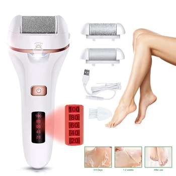 

DIOZO Foot Grinder Dead Skin Callus Remover Foot Care Tool Usb Foot File With 2 Grinding Head