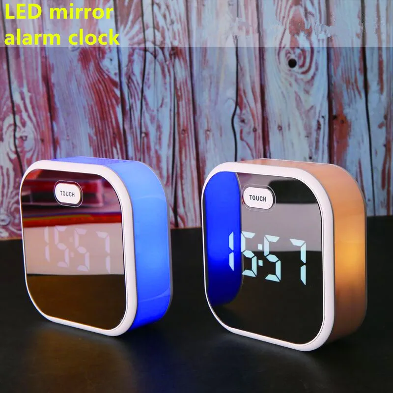 Night Light Alarm Clock, Temperature Led Mirror Clock with Voice Control Memory Function Brightness Dimmer Colorful Bedside Li
Night Light Alarm Clock, Temperature Led Mirror Clock with Voice Control Memory Function Brightness Dimmer Colorful Bedside Li
