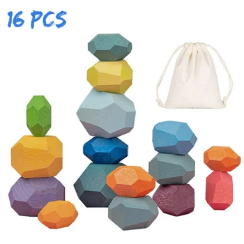 Building Block Educational Children's Wooden Colored Stone Jenga Toy Creative Nordic Style Stacking Game Rainbow Wooden Toy Gi
Building Block Educational Children's Wooden Colored Stone Jenga Toy Creative Nordic Style Stacking Game Rainbow Wooden Toy Gi