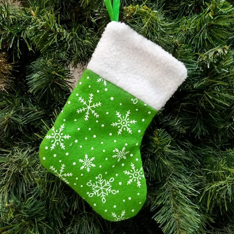 Christmas Stockings Mini Sock Xmas Tree Candy Gift Bag Snowflake Hanging Pendant Home Decor Ornaments
Christmas Stockings Mini Sock Xmas Tree Candy Gift Bag Snowflake Hanging Pendant Home Decor Ornaments