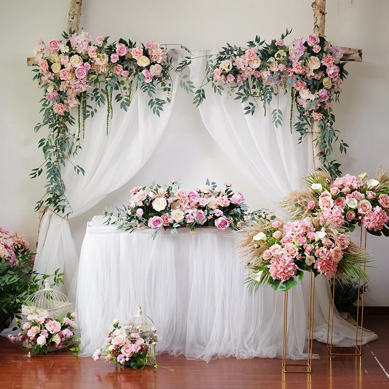 Wedding Pink Flower Suit Hotel Wedding Stage Welcoming Area Background Decoration Flowers 
Wedding Pink Flower Suit Hotel Wedding Stage Welcoming Area Background Decoration Flowers