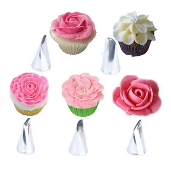 5/7pcs Rose Petal Metal Cream Tips Cake Decorating Tools Steel Icing Piping Nozzles Cake Cream Decorating Cupcake Pastry Tools
5/7pcs Rose Petal Metal Cream Tips Cake Decorating Tools Steel Icing Piping Nozzles Cake Cream Decorating Cupcake Pastry Tools