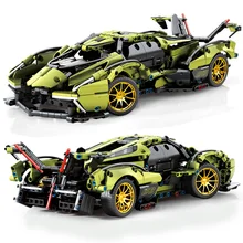 1039Pcs Technical Series Mechanical Lamborghinied V12 Racing Sport Car Model Building Blocks City Speed Vehicle Bricks Toys Gift
1039Pcs Technical Series Mechanical Lamborghinied V12 Racing Sport Car Model Building Blocks City Speed Vehicle Bricks Toys Gift