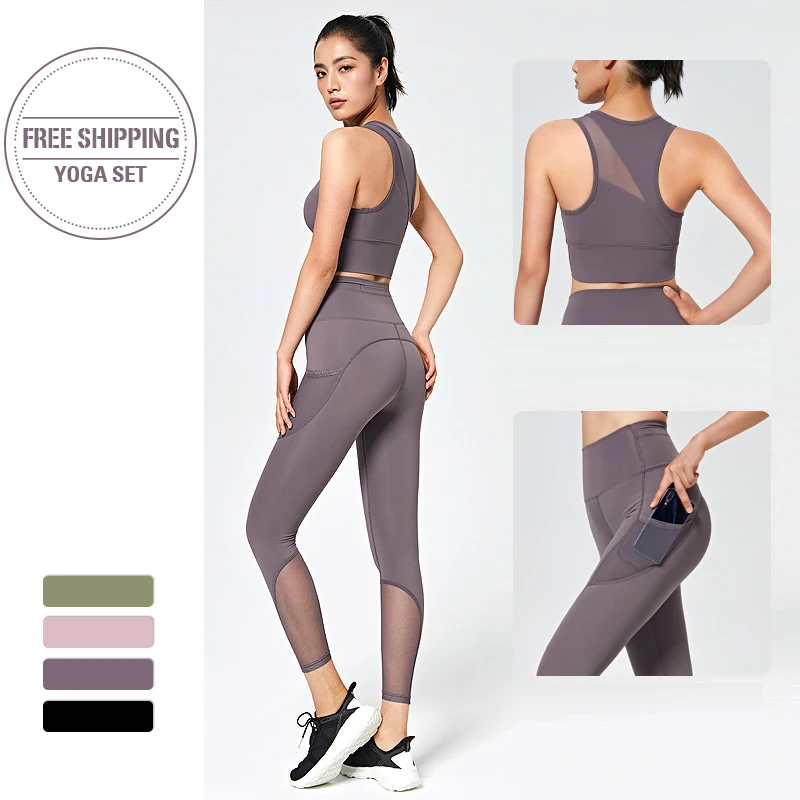 Gym Bra+Pants 2 Piece Sets Workout Yoga Clothes Women Sports Leggings Set Sports Wear Running Gym Clothing Athletic Yoga Suits 
Gym Bra+Pants 2 Piece Sets Workout Yoga Clothes Women Sports Leggings Set Sports Wear Running Gym Clothing Athletic Yoga Suits