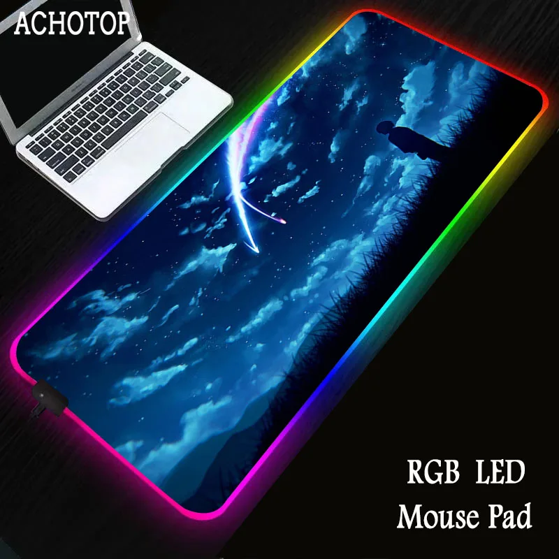 Anime Your Name Large LED Light RGB Waterproof Gaming Mouse Pad USB Wired Gamer Mousepad Mice Mat 7 Colors for CSGO DOTA
Anime Your Name Large LED Light RGB Waterproof Gaming Mouse Pad USB Wired Gamer Mousepad Mice Mat 7 Colors for CSGO DOTA