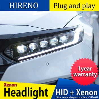 Hireno For Honda Accord G8 2018 tuning cars Headlights Full LED DRL Running lights Bi-Xenon beam dynamic signal
Hireno For Honda Accord G8 2018 tuning cars Headlights Full LED DRL Running lights Bi-Xenon beam dynamic signal