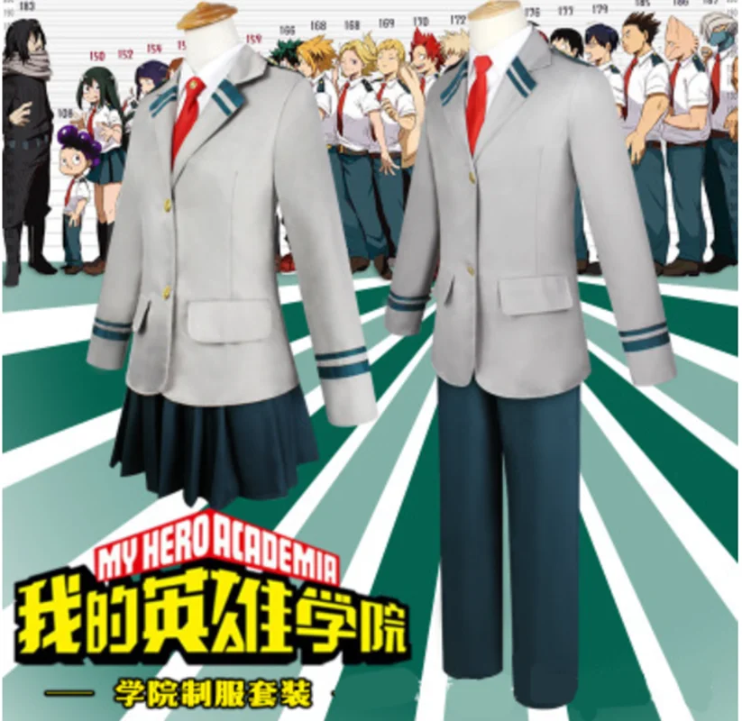 Anime My Hero Academia Todoroki Shouto Midoriya Izuku OCHACO URARAKA Jk School Uniform Cosplay Costume Coat + Tie + Pants/Shirt
Anime My Hero Academia Todoroki Shouto Midoriya Izuku OCHACO URARAKA Jk School Uniform Cosplay Costume Coat + Tie + Pants/Shirt