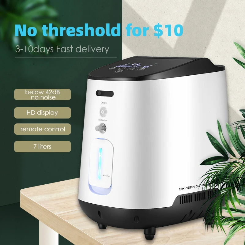 1-7L/min Oxygen Making Machine Portable Oxygen Concentrator Machine Generator Without Battery Air Purifier AC 220V/110V Home
1-7L/min Oxygen Making Machine Portable Oxygen Concentrator Machine Generator Without Battery Air Purifier AC 220V/110V Home